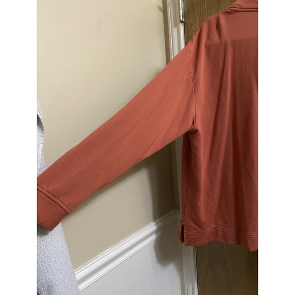 Orvis V-Neck Classic Cozy Sweater Women's Orange Size XXL Plus Soft Comfortable - Picture 7 of 12